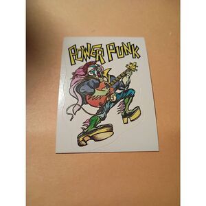 1983 General Mills Zero Heroes Trading Card Sticker Card Vintage #28 Power Punk